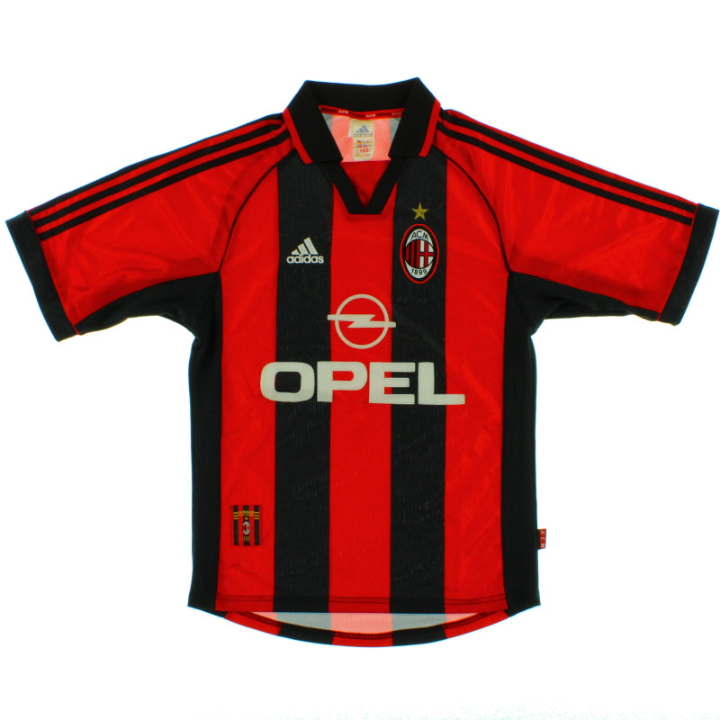 1998-00 AC Milan Home Shirt S Football Shirt