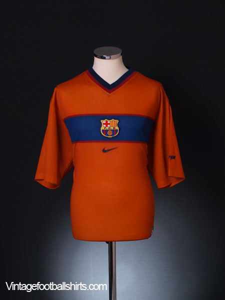 1998-00 Barcelona Basic Third Shirt XL Football Shirt