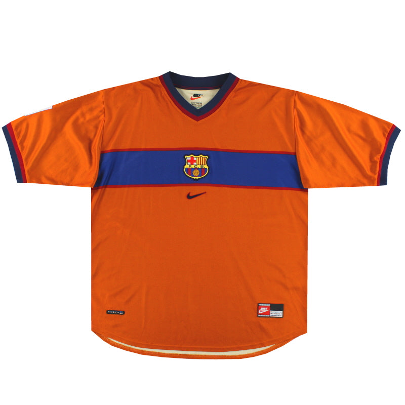 1998-00 Barcelona Nike Third Shirt XXL Football Shirt