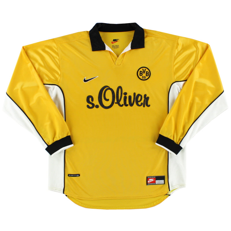 1998-00 Borussia Dortmund Home Shirt L/S L Football Shirt