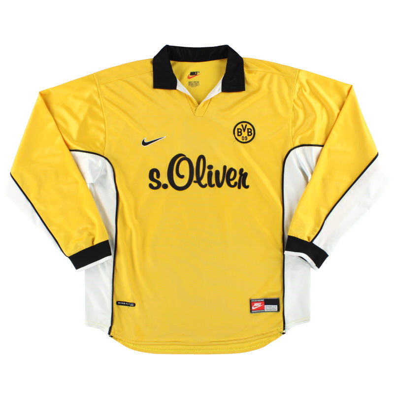 1998-00 Borussia Dortmund Nike Home Shirt L/S XL Football Shirt