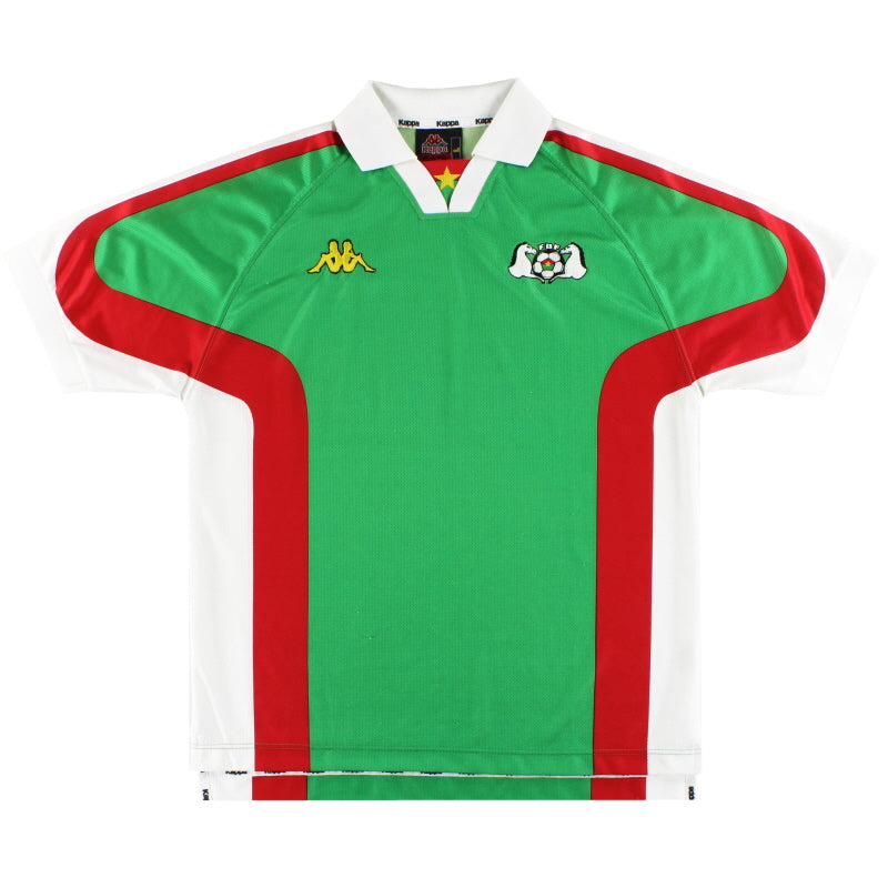 1998-00 Burkina Faso Kappa Home Shirt L Football Shirt