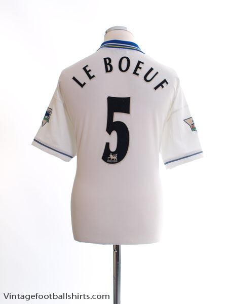 1998-00 Chelsea Away Shirt Le Boeuf #5 XL Football Shirt