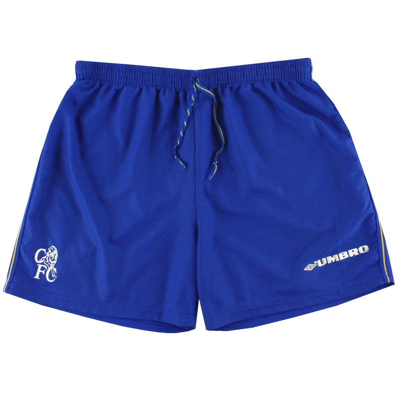 1998-00 Chelsea Umbro Away Shorts L Football Shorts