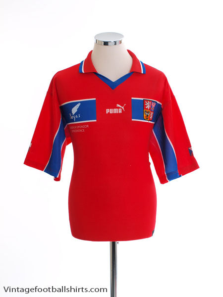 1998-00 Czech Republic Home T-Shirt L T-Shirt