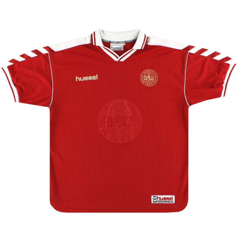 1998-00 Denmark Hummel Home Shirt #10 XL Football Shirt