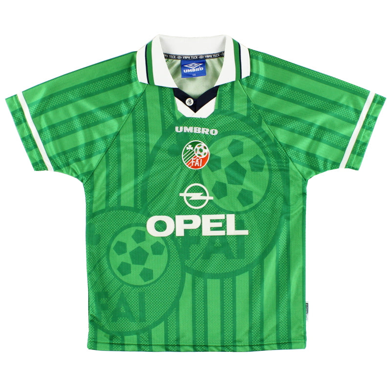1998-00 Ireland Home Shirt Y Football Shirt