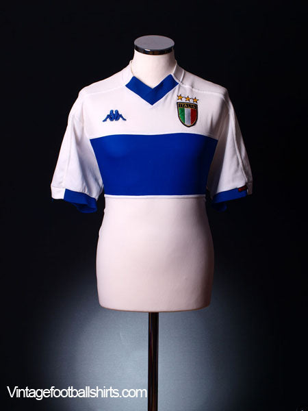 1998-00 Italy Away Shirt L Football Shirt