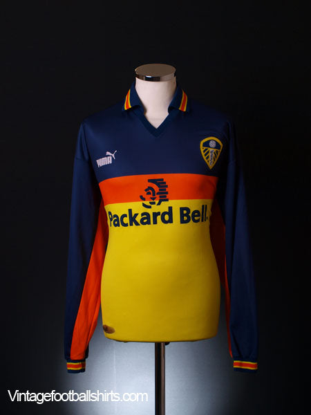 1998-00 Leeds Home Shirt Goalkeeper L Football Shirt
