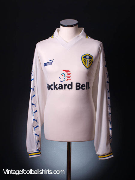1998-00 Leeds Home Shirt L/S XL Football Shirt