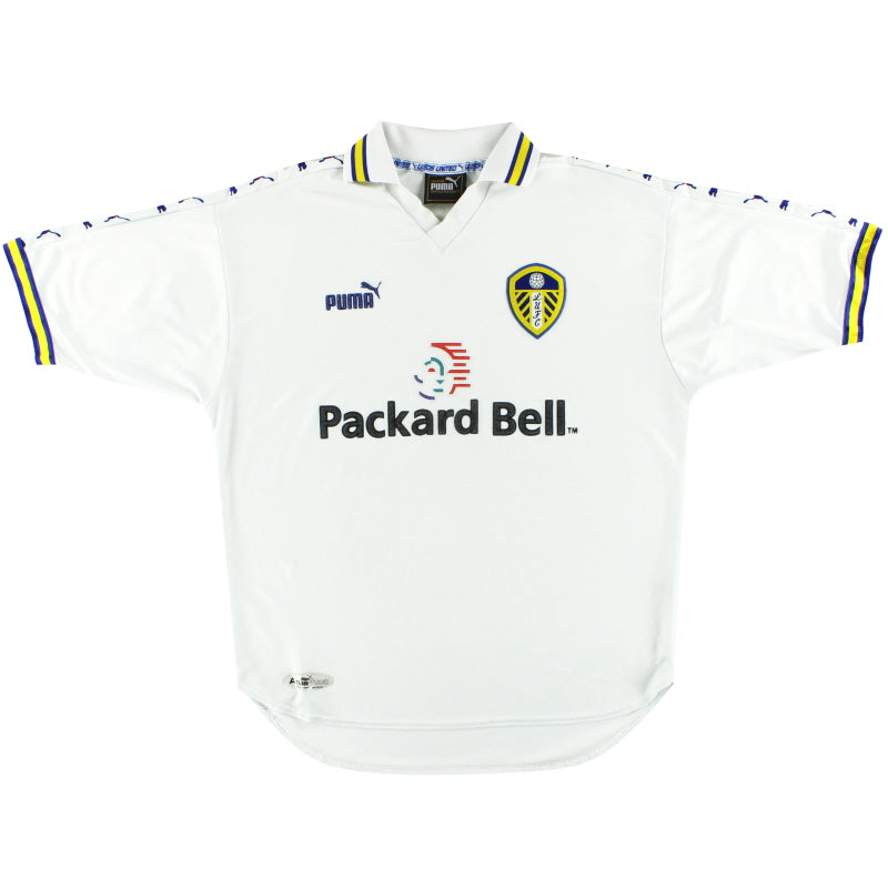1998-00 Leeds Puma Home Shirt XL Football Shirt