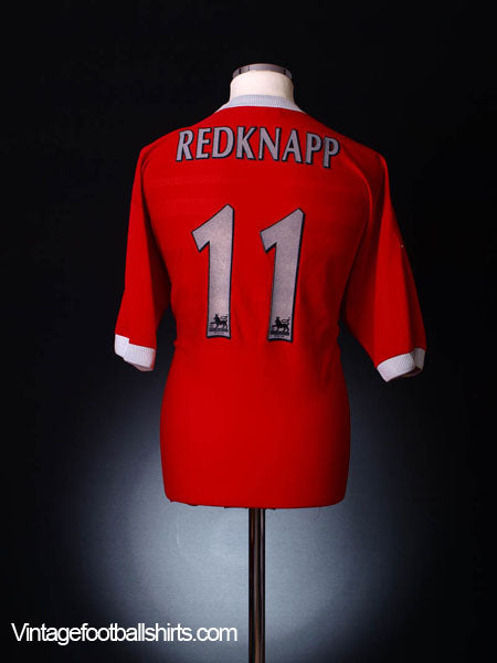 1998-00 Liverpool Home Shirt Redknapp #11 XL Football Shirt