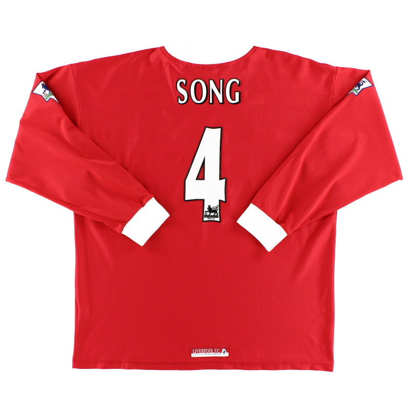 1998-00 Liverpool Home Shirt Song #4 L/S XL Football Shirt
