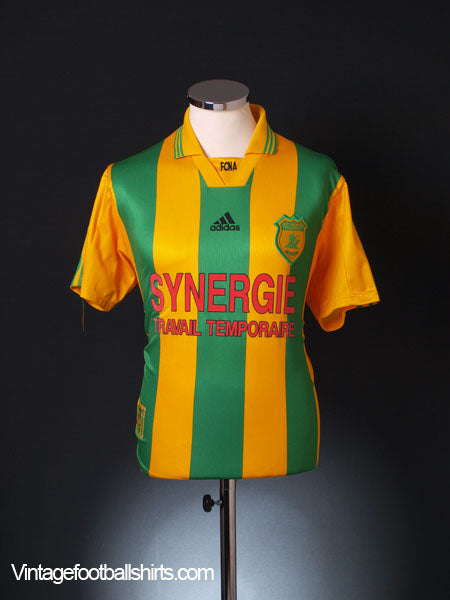 1998-00 Nantes Home Shirt L Football Shirt