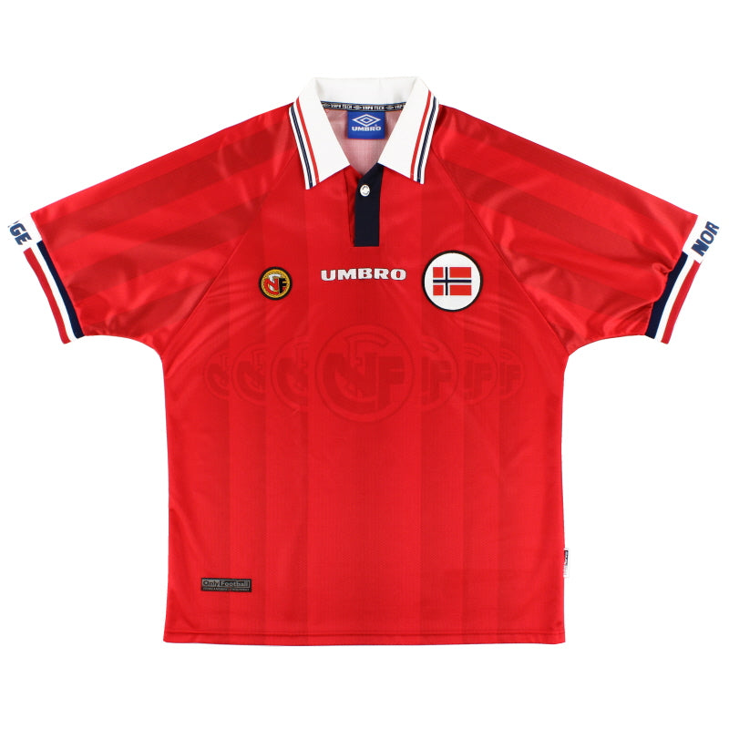 1998-00 Norway Home Shirt L Football Shirt