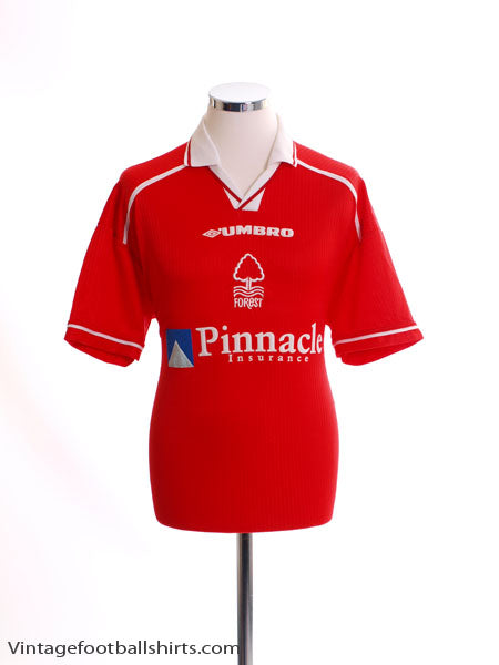 1998-00 Nottingham Forest Home Shirt M Football Shirt