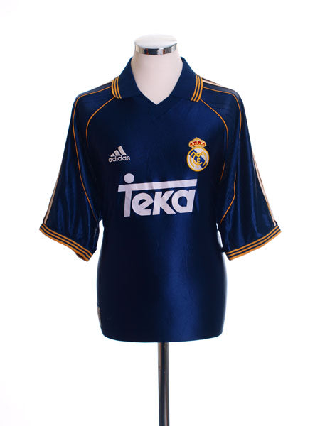 1998-00 Real Madrid Third Shirt L Football Shirt