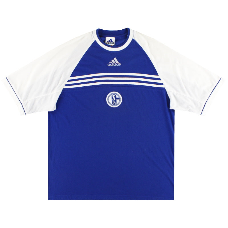 1998-00 Schalke adidas Training Shirt L/XL Training Shirt