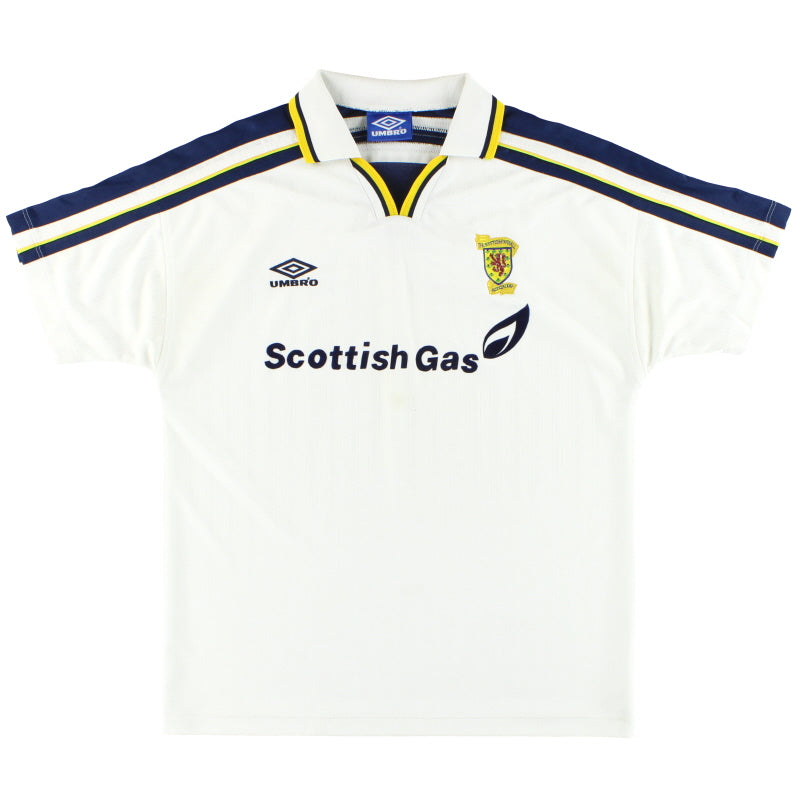 1998-00 Scotland Umbro Training Shirt L Training Shirt