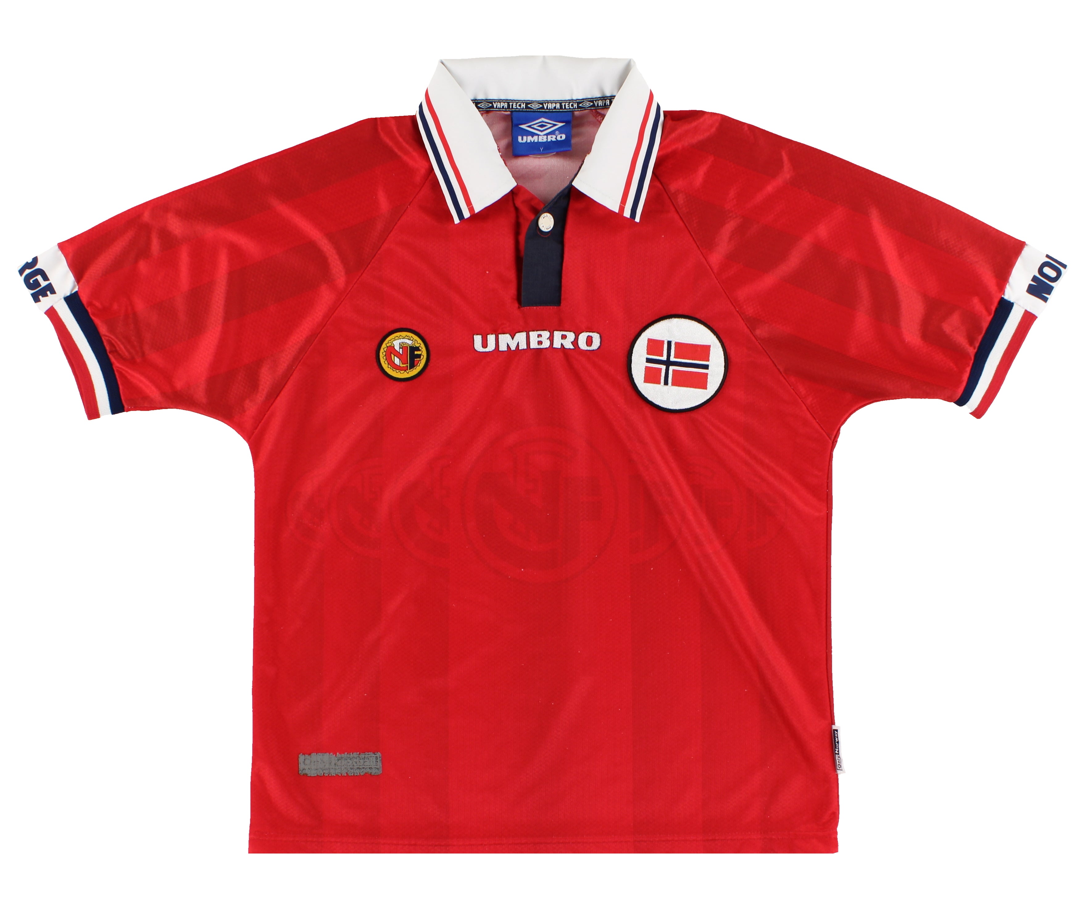 1998-00 Norway Umbro Home Shirt Y