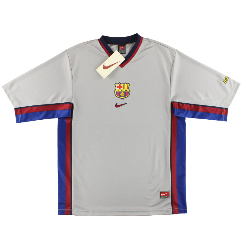 1998-01 Barcelona Nike Basic Away Shirt *w/tags* M Football Shirt