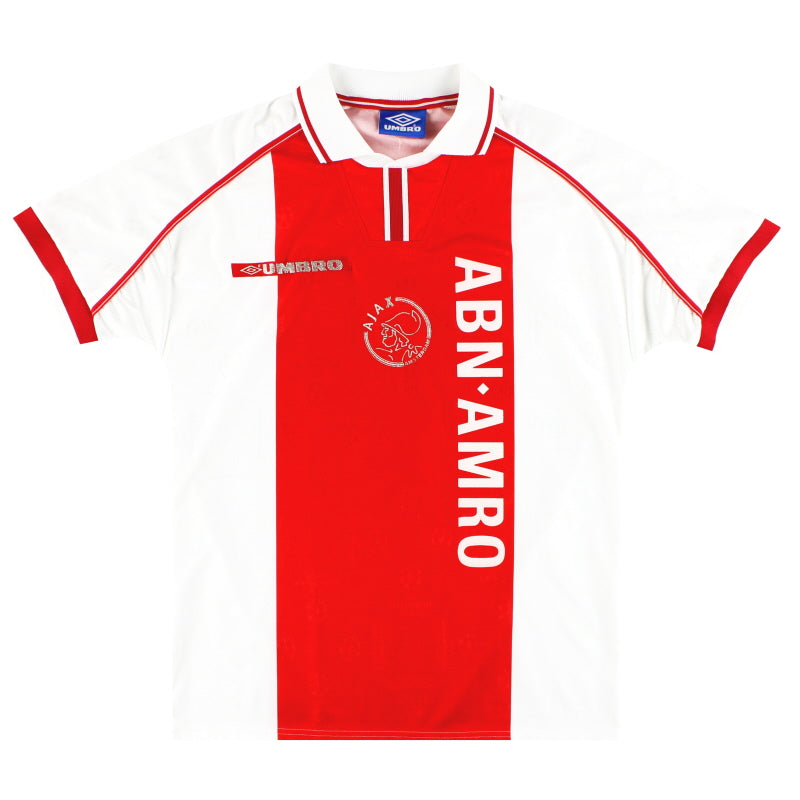 1998-99 Ajax Umbro CL Home Shirt *Mint* M Football Shirt