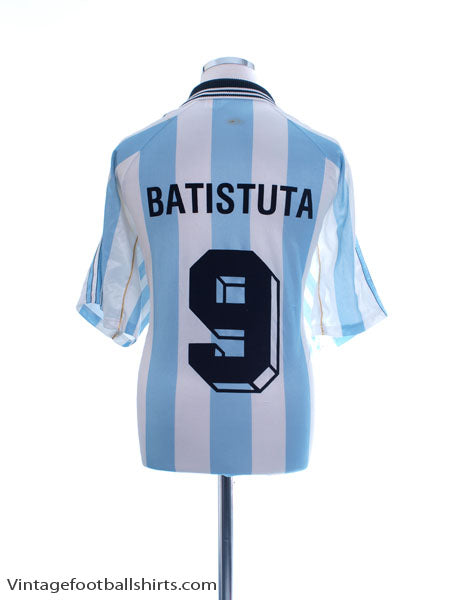 1998-99 Argentina Home Shirt Batistuta #9 XL Football Shirt