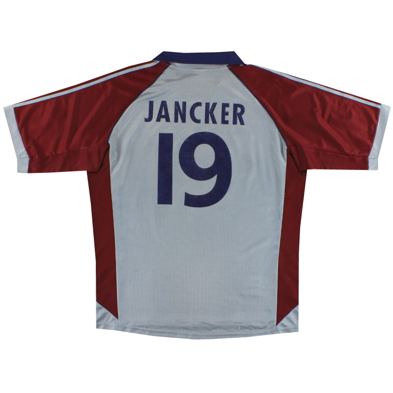 1998-99 Bayern Munich adidas Champions League Shirt Jancker #19 XL Football Shirt