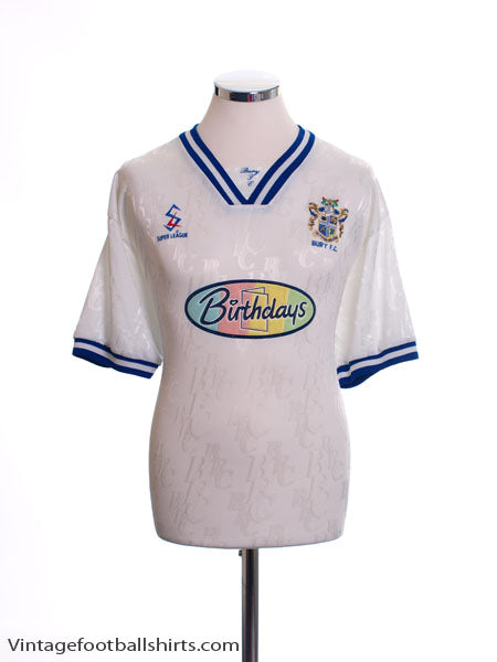 1998-99 Bury Home Shirt L Football Shirt