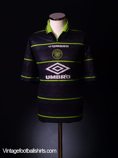 1998-99 Celtic Away Shirt L Football Shirt