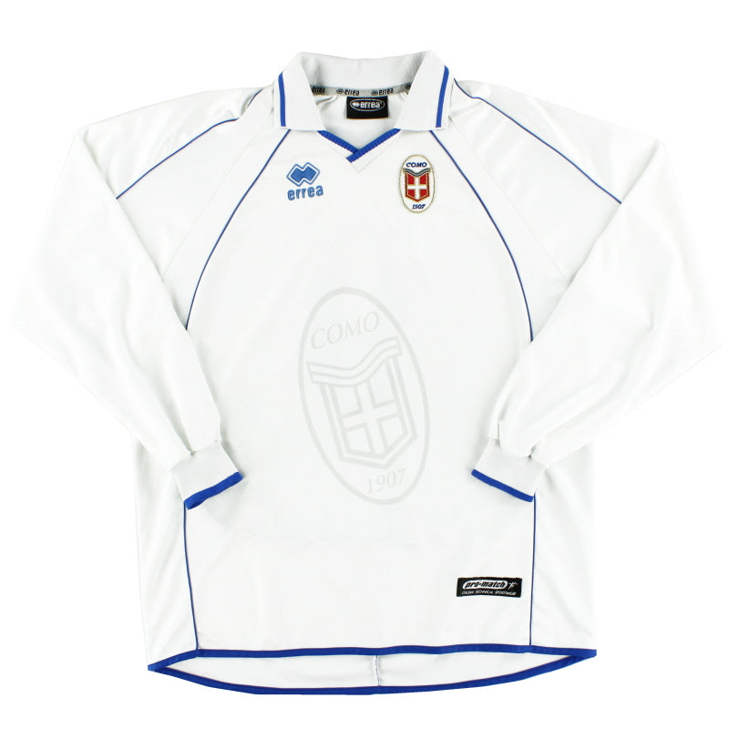 1998-99 Como Away Shirt L/S #9 XXL Football Shirt