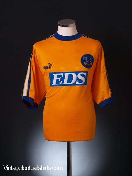 1998-99 Derby County Away Shirt L Football Shirt
