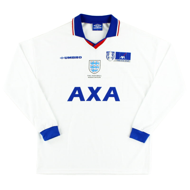 1998-99 England FA Cup Training Shirt L/S XL Training Shirt