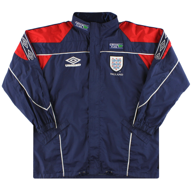 1998-99 England Umbro Bench Coat XL Jacket