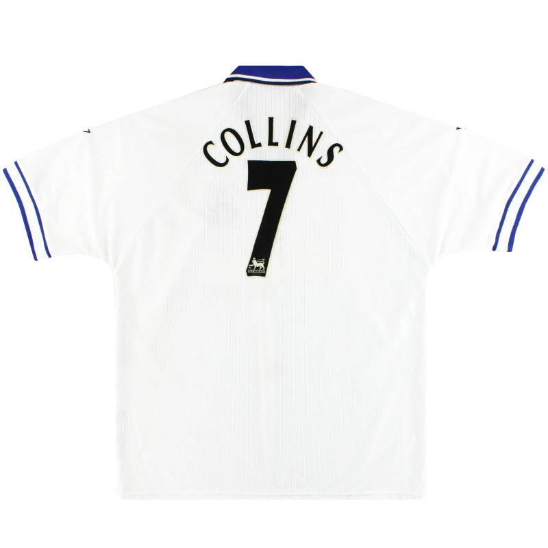 1998-99 Everton Umbro Away Shirt Collins #7 XL Football Shirt