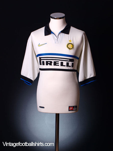1998-99 Inter Milan Away Shirt M Football Shirt