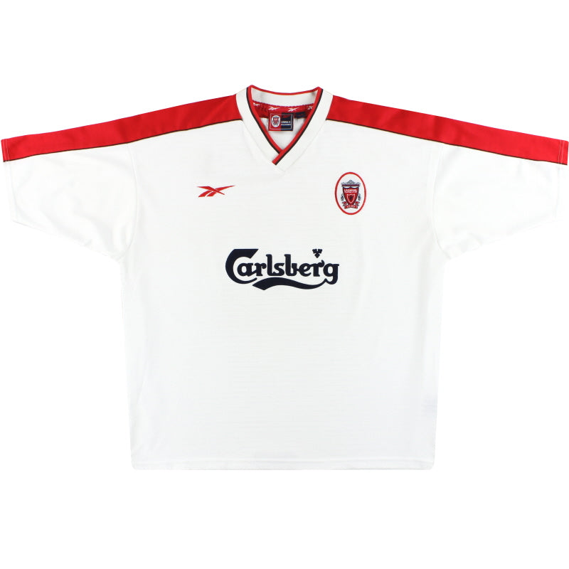 1998-99 Liverpool Reebok Away Shirt L Football Shirt