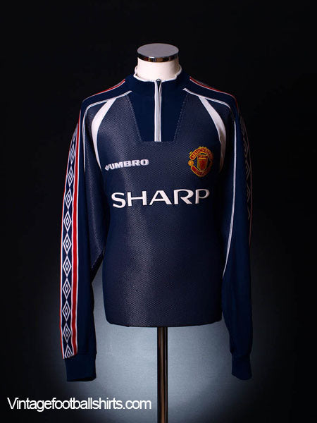 1998-99 Manchester United Goalkeeper Shirt Youth Football Shirt