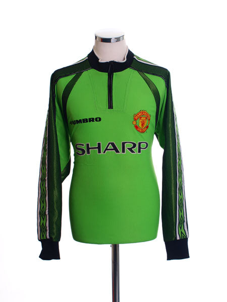 1998-99 Manchester United Goalkeeper Shirt #1 Y Football Shirt