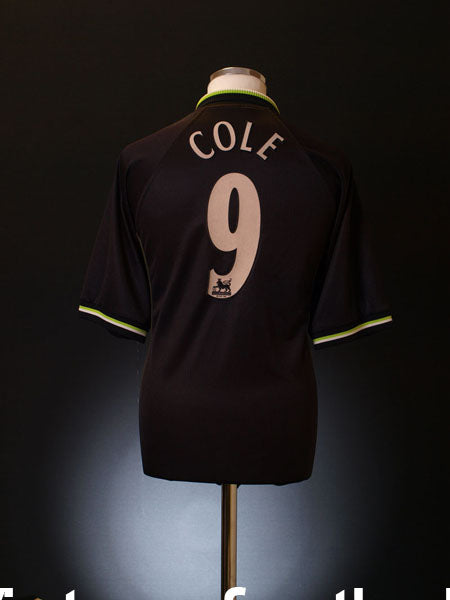 1998-99 Manchester United Third Shirt Cole #9 XL Football Shirt