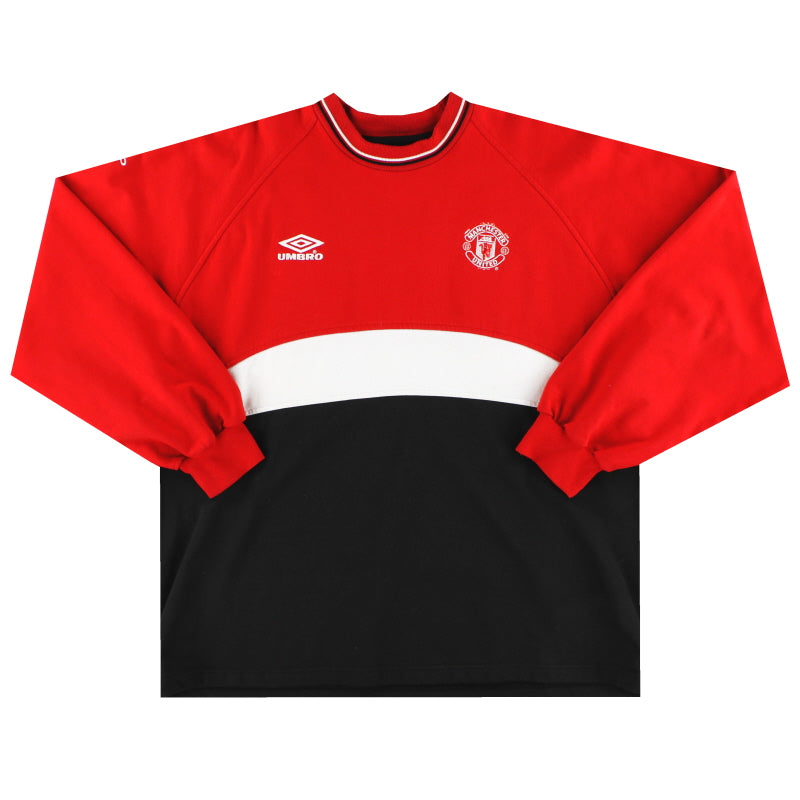 1998-99 Manchester United Umbro Academy Sweatshirt L Sweatshirt