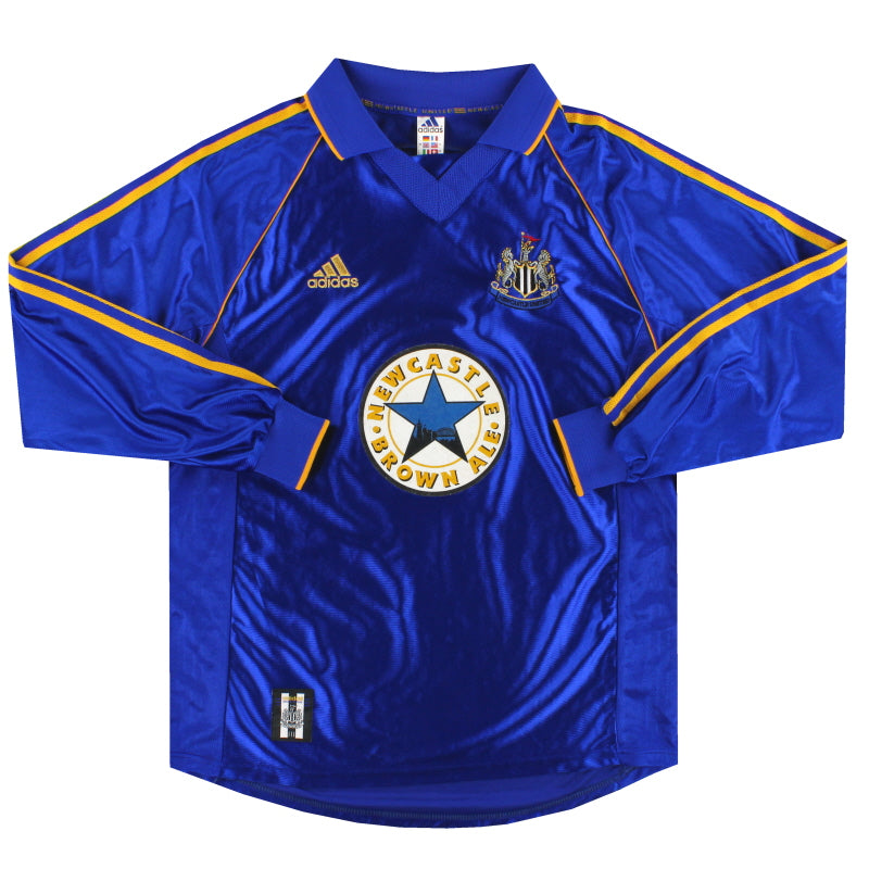 1998-99 Newcastle adidas Away Shirt L/S *Mint* L Football Shirt