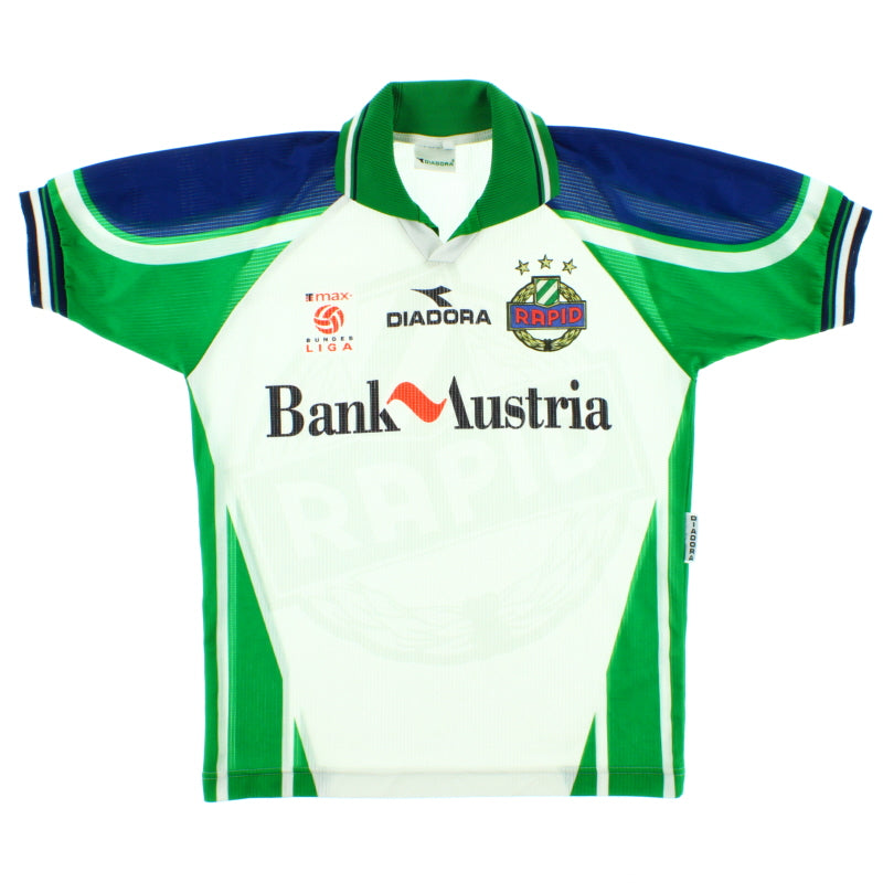 1998-99 Rapid Vienna Home Shirt S Football Shirt
