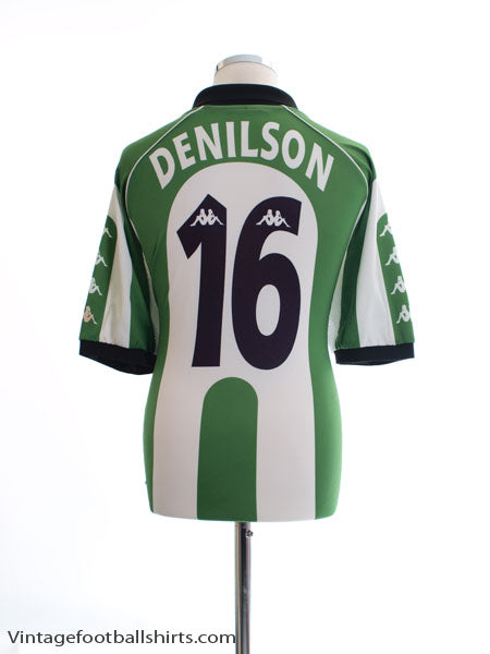 1998-99 Real Betis Home Shirt Denilson #16 XL Football Shirt