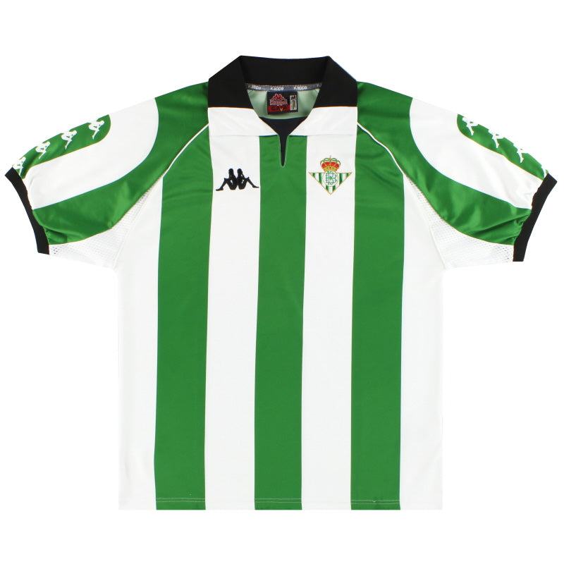 1998-99 Real Betis Kappa Home Shirt M Football Shirt