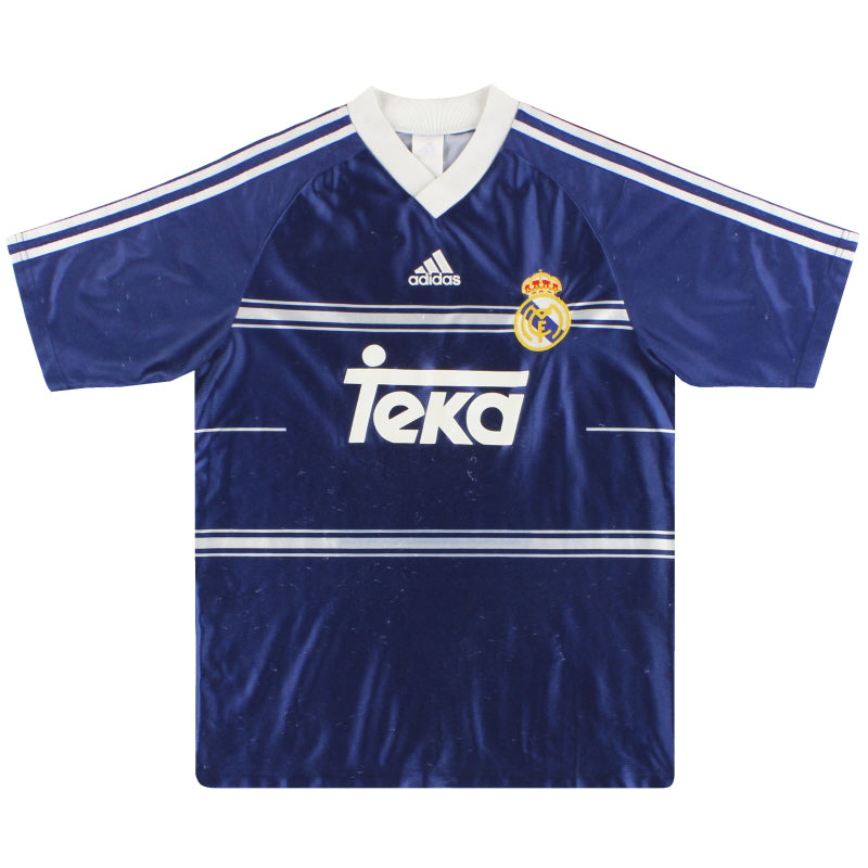1998-99 Real Madrid adidas Away Shirt Y Football Shirt