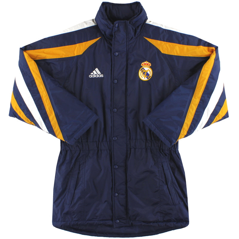 1998-99 Real Madrid adidas Bench Coat *Mint* S Jacket