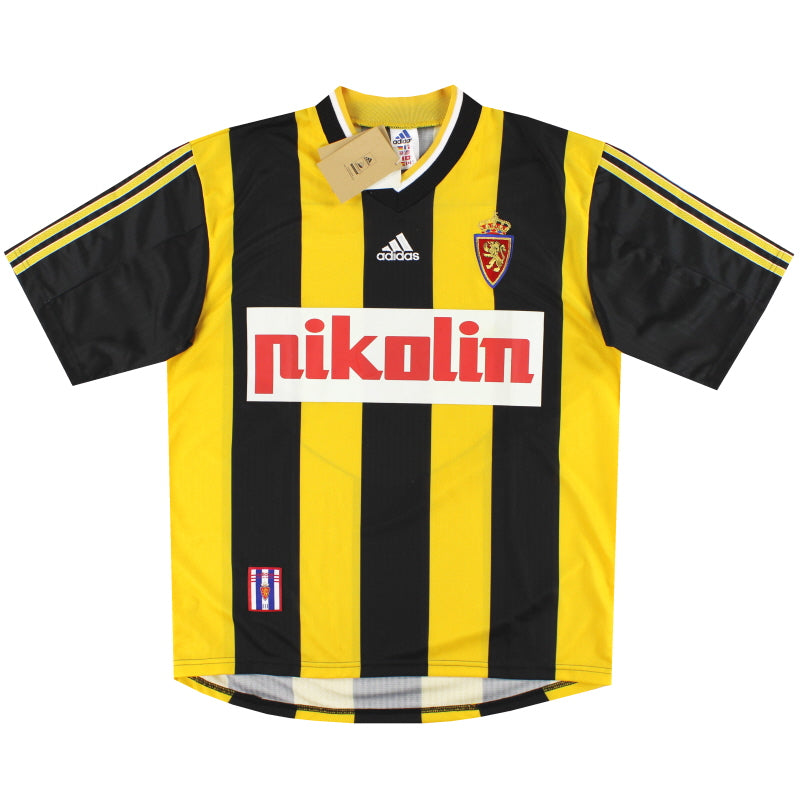 1998-99 Real Zaragoza adidas Away Shirt *w/tags* L Football Shirt
