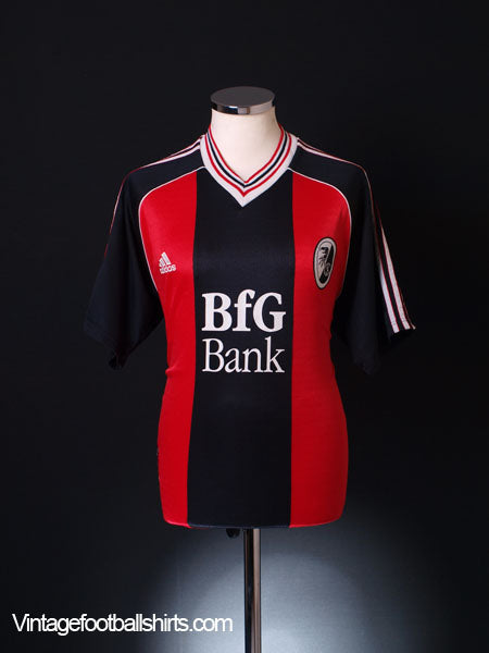 1998-99 SC Freiburg Home Shirt M Football Shirt
