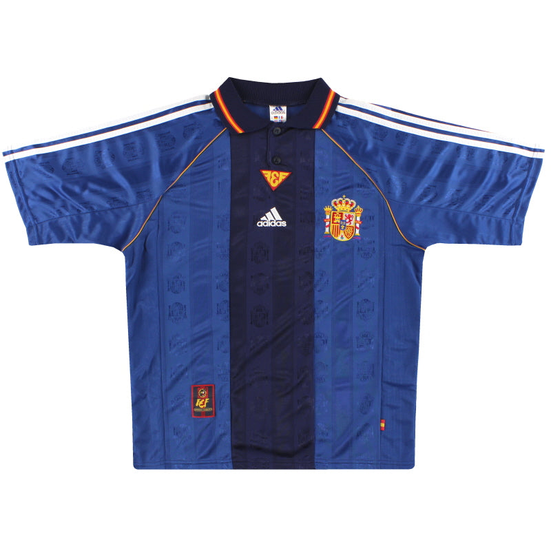 1999-00 Spain adidas Away Shirt *Mint* M Football Shirt